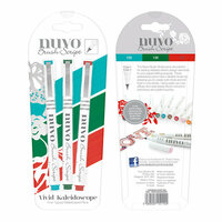 Nuvo - Brush Script Pens - Vivid Kaleidascope