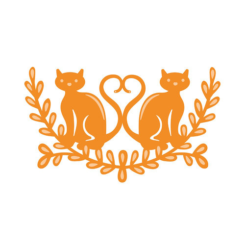 Tonic Studios - Rococo Pampered Pets Die - Love Cats