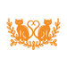 Tonic Studios - Rococo Pampered Pets Die - Love Cats