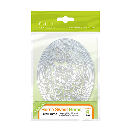 Tonic Studios - Sew Pretty Dies - Home Sweet Home Oval Frame