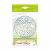 Tonic Studios - Sew Pretty Dies - Have a Beautiful Days Circle Frame