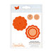 Tonic Studios - Mandala Moments Collection - Dies and Cling Mounted Rubber Stamps - Flower