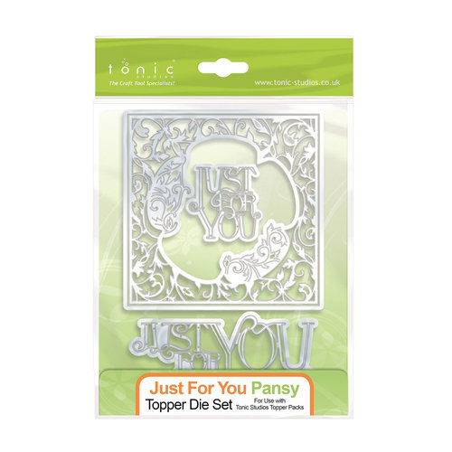 Tonic Studios - Topper Dies Set - Just For You Pansy