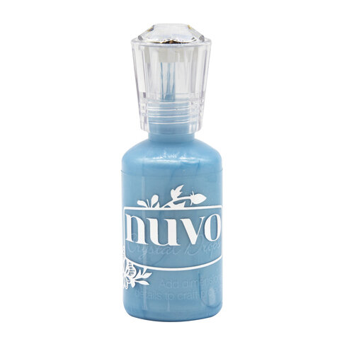 Nuvo - White Wonderland Collection - Crystal Drops - Blue Ice