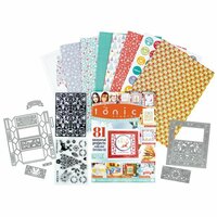 Tonic - Cardmaking Inspiration Guide - Includes Embossing Folder, Paper, Die, Stamp