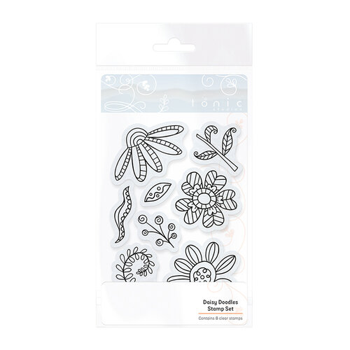Tonic Studios - Clear Acrylic Stamps - Daisy Doodles Stamps
