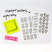 Tonic Studios - Clear Acrylic Stamps - Journaling Diary Stamp Set