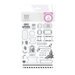 Tonic Studios - My Memory Book Essentials - A5 - Clear Photopolymer Stamp Set