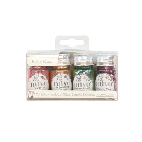 Nuvo - Rustic Rose Collection - Pure Sheen - Rustic Rose - 4 Pack