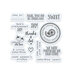 Tonic Studios - Clear Photopolymer Stamps - Mason Jar - Labels