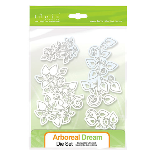 Tonic Studios - Metal Dies - Arboreal Dream Floral Flourish Embellishment Dies