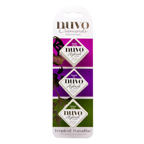 Nuvo - Tropical Paradise Collection - Diamond Hybrid Ink Pads - Tropical Paradise