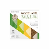 Tonic Studios - Woodland Walk Collection - Craft Perfect - Luxury Card - Woodland Walk - 6 x 6 Paper Pack - 24 sheets