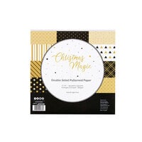 Tonic Studios - All That Glitters Collection - Craft Perfect - 6 x 6 Patterned Paper Pack - Christmas Magic