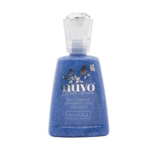 Nuvo - Blue Blossom Collection - Glitter Accents - Ballroom Blue