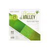 Tonic Studios - Craft Perfect - 6 x 6 Mixed Solids Card Pack - Green Valley