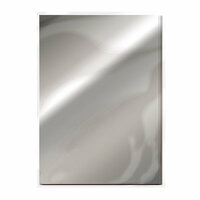 Tonic Studios - 8.5 x 11 Cardstock - Mirror Card - Gloss - Chrome Silver - 5 Pack