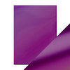 Tonic Studios - 8.5 x 11 Cardstock - Mirror Card - Satin - Purple Mist - 5 Pack