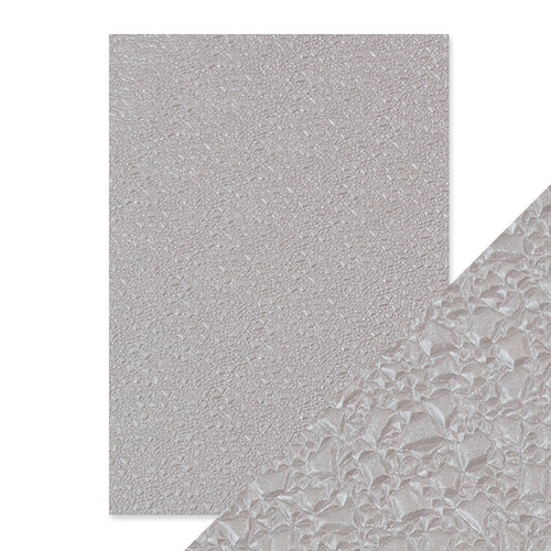 Tonic Studios - Hand Crafted Embossed Cotton Paper - A4 - Broken Glass - 5 Pack