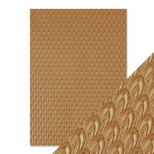 Tonic Studios - Hand Crafted Embossed Cotton Paper - A4 - Champagne Fountain - 5 Pack