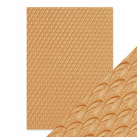 Tonic Studios - Hand Crafted Embossed Cotton Paper - A4 - Golden Scales - 5 Pack