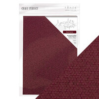 Tonic Studios - Harvest Moon Collection - Craft Perfect - Specialty Paper - A4 - Royal Garnet - 5 Pack
