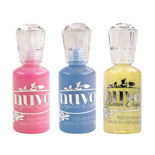 Nuvo - Surprise Party Collection - Glitter and Crystal Drops - 3 Pack Set