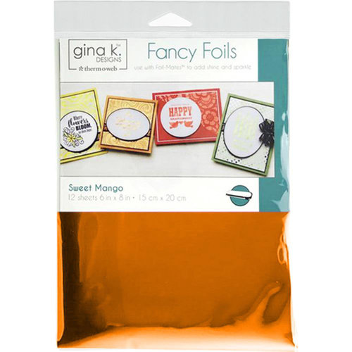 Therm O Web - Fancy Foils - 6 x 8 - Sweet Mango