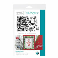 Therm O Web - Foil-Mates - 5.5 x 8.5 - Background - Holiday Flora