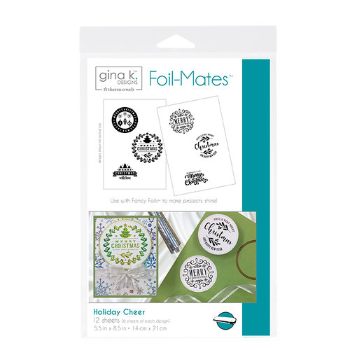 Gina K. Designs Foil-Mates™ Sentiments • Holiday Cheer