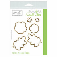 Gina K Designs - Stamp n Foil - Craft Dies - Where Flowers Bloom