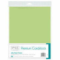 Gina K Designs - Premium Cardstock - 8.5 x 11 - Jelly Bean Green - 10 Pack