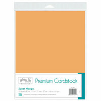 Therm O Web - Premium Cardstock - 8.5 x 11 - Sweet Mango - 10 Pack