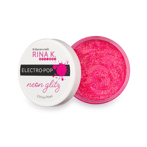 Rina K Designs - Neon Glitz Glitter Gel - Poppin' Pink
