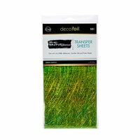 Therm O Web - iCraft - Deco Foil - 6 X 12 Transfer Sheets - 10 Pack - Green Sketch