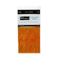 Therm O Web - iCraft - Deco Foil 6 x 12 Transfer Sheets - 10 Pack - Orange Sketch
