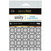 Therm O Web - Unity - Deco Foil - Toner Card Fronts - Circles a Plenty