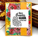 Therm O Web - Unity - Deco Foil - Toner Card Fronts - Flowers Devine