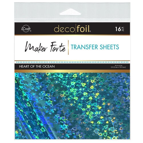 Deco Foil, 5 Transfer Sheets, 6 x 12, Iridescent
