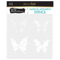 Therm O Web - iCraft - Deco Foil - Stencil - Magical Monarch