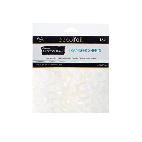 Therm O Web - iCraft - Deco Foil - Adhesive Transfer Sheets - Magical Shattered Glass