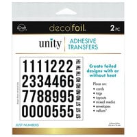 Therm O Web - iCraft - Deco Foil - Adhesives Transfer Sheets - Just Numbers