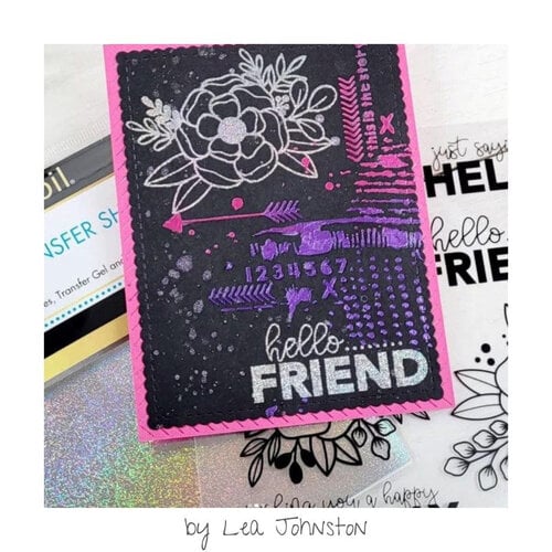 Therm O Web - iCraft - Deco Foil - Adhesives Transfer Sheets - Blooming Friendship Therm O Web - iCraft - Deco Foil - Adhesives Transfer Sheets - Blooming Friendship