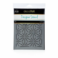 Therm O Web - iCraft - Deco Foil - 6 x 8 - Designer Stencil - Starburst