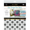 Therm O Web - iCraft - Christmas - Deco Foil - 8.5 x 11 - Clear Designer Toner Sheets - Prim Poinsettia