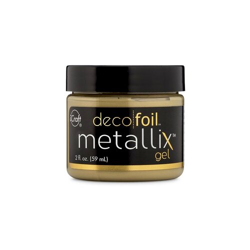 Therm O Web - iCraft - Deco Foil - Metallix Gel - 2 Ounces - Pure Gold