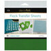 Therm O Web - iCraft - Deco Foil - 6 x 6 Flock Transfer Sheets - Emerald Green - 6 Pack
