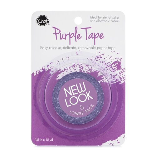 Therm O Web - iCraft - Purple Tape - Removable - 1.5 Inches x 15 Yards - New Look