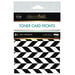 Therm O Web - iCraft - Deco Foil - White Toner Sheets - 4.25 x 5.5 - Chic Chevrons - 8 pack