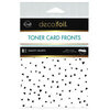 Therm O Web - iCraft - Deco Foil - White Toner Sheets - 4.25 x 5.5 - Dainty Hearts - 8 pack